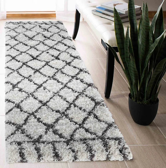 Marrakesh 510 Living Room Area Runner Rug Dark Cream