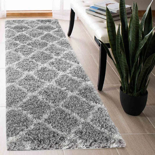 Marrakesh 525 Living Room Area Runner Rug Grey