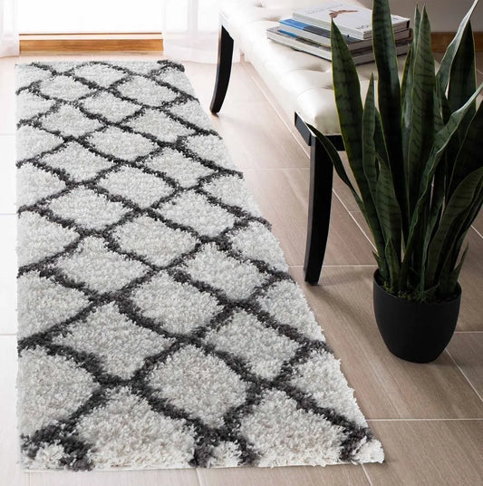 Marrakesh 520 Living Room Area Runner Rug Dark Cream