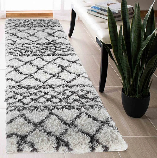 Marrakesh 515 Living Room Area Runner Rug Dark Cream