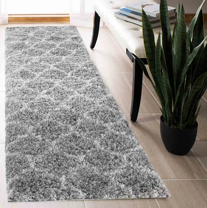 Marrakesh 520 Living Room Area Runner Rug Grey