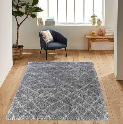 Marrakesh 535 Living Room Area Runner Rug Grey