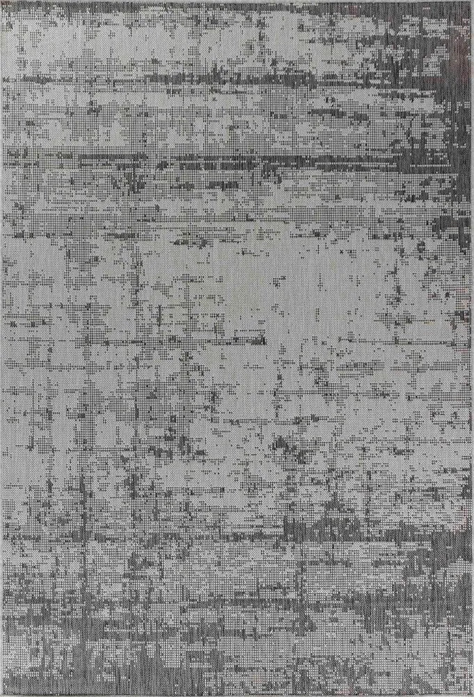 Sky Abstract Living Room Area Runner Rug Dark Grey