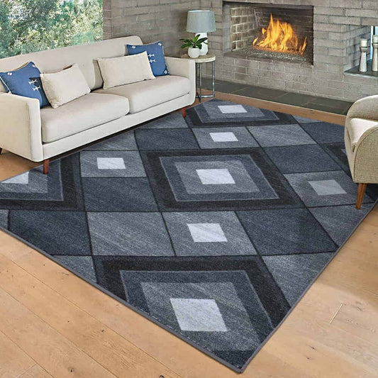 Outdoor Washable Grey Rugs (ESTI)