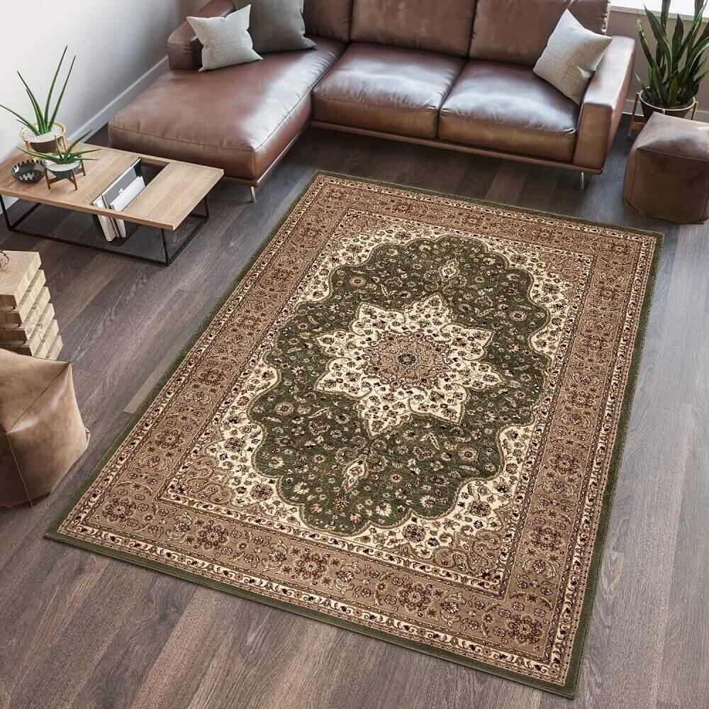 Vintage Traditional Rugs Green (R-174)