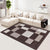 Modern Hand Carved Rugs Brown (Hav)