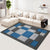 Modern Hand Carved Rugs Blue (Hav)