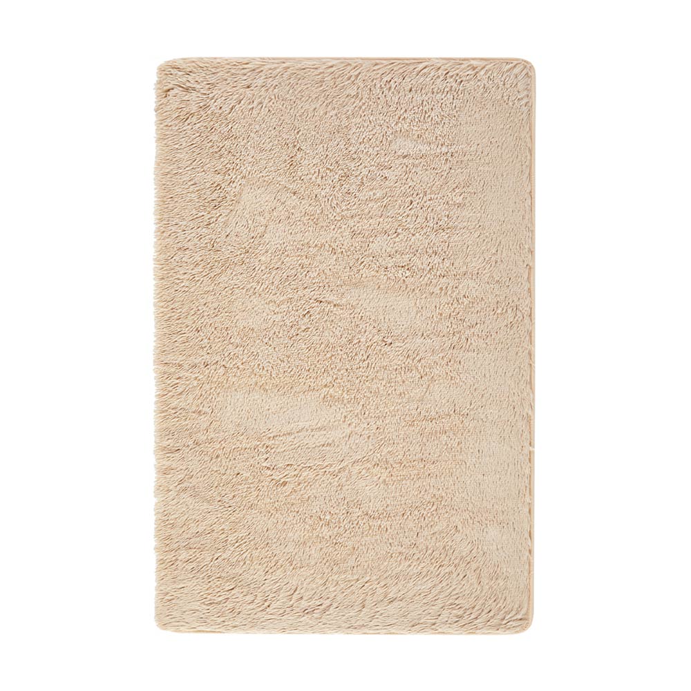 Soft Fluffy Decorative Beige Shaggy Rugs