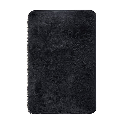 Soft Fluffy Decorative Black Shaggy Rugs`