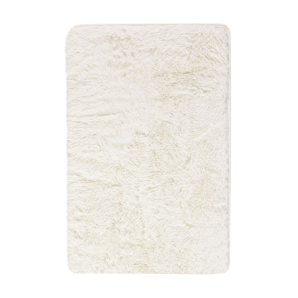 Soft Fluffy Decorative Cream Shaggy Rugs