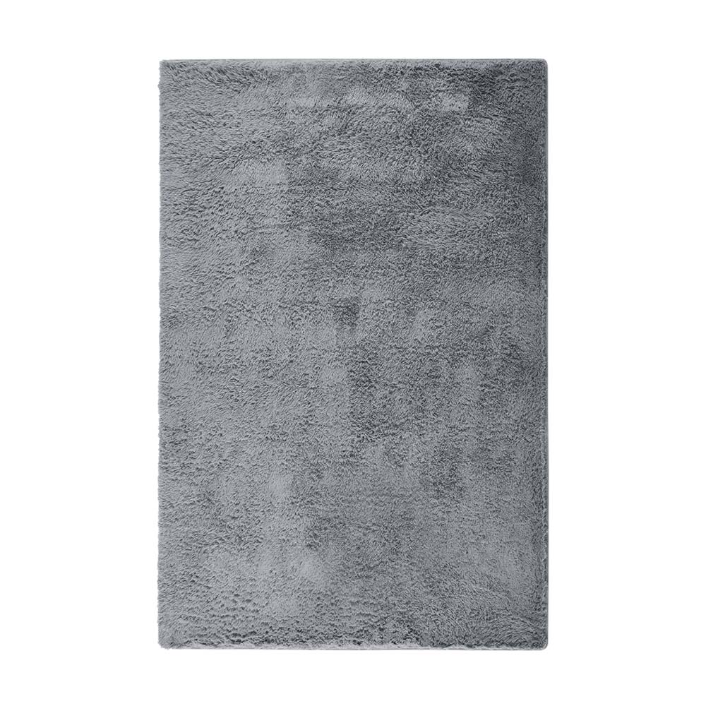 Soft Fluffy Grey Shaggy Rugs