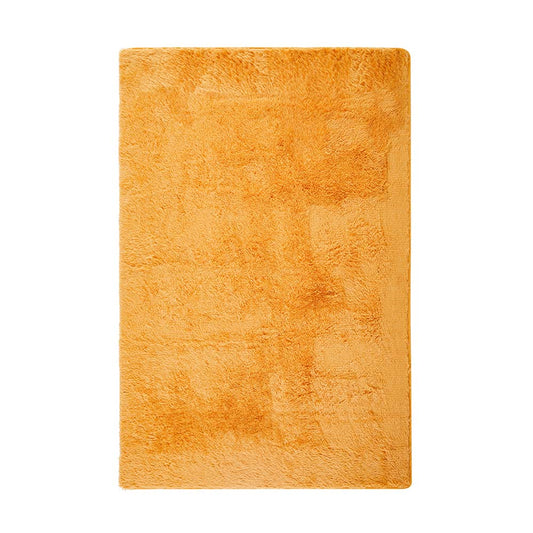 Soft Fluffy Decorative Ochre Shaggy Rugs