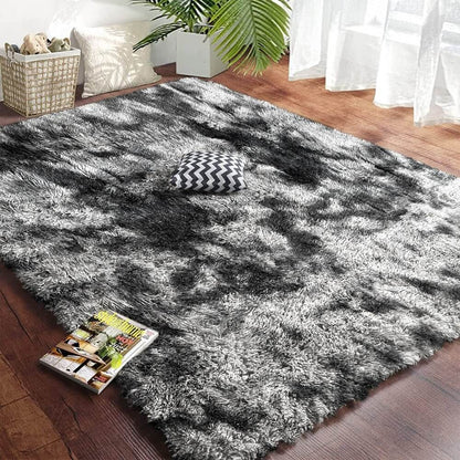 Soft Fluffy Decorative Charcoal Shaggy Rugs