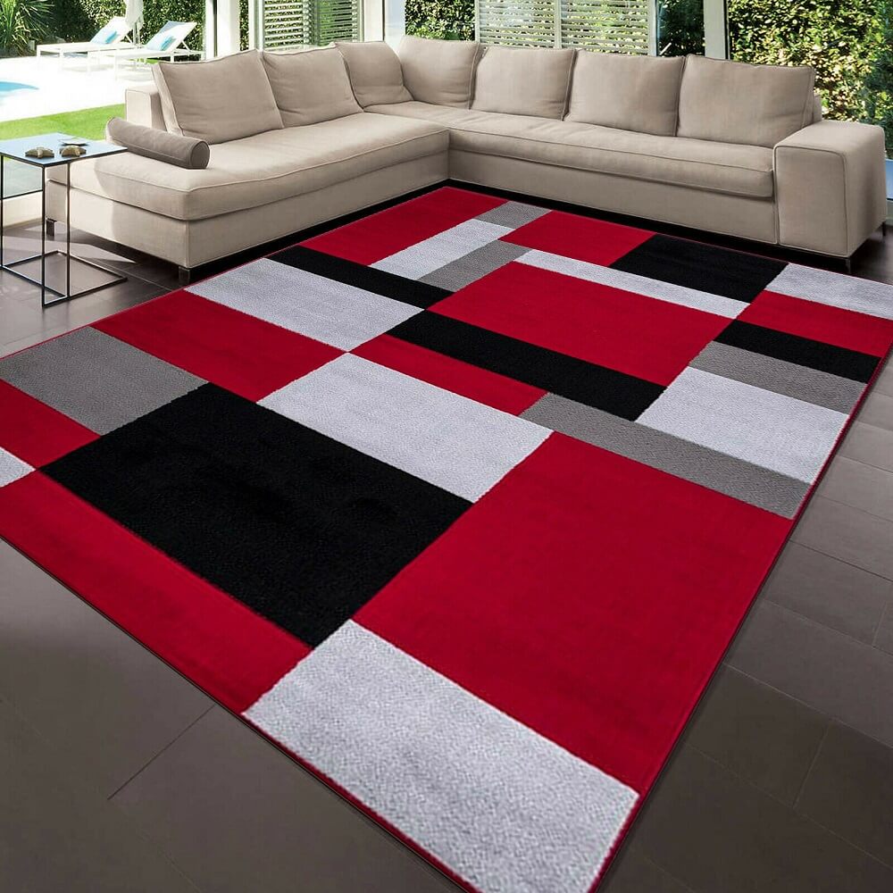 Stylish & Modern Rugs Red (Kil)