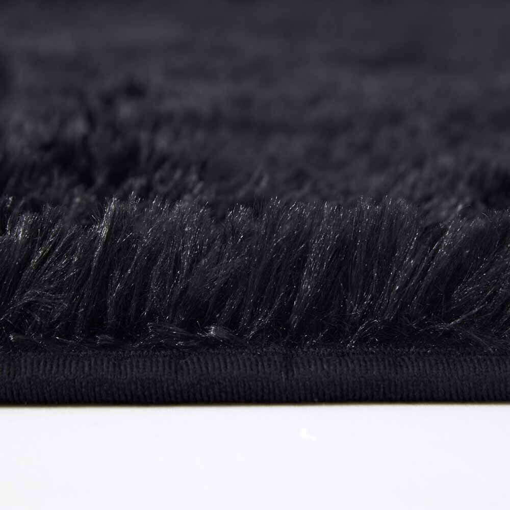 Soft Fluffy Decorative Black Shaggy Rugs`