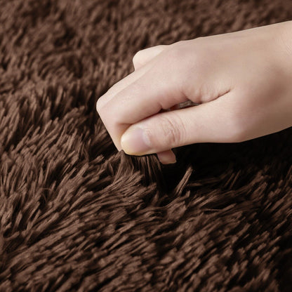 Soft Fluffy Decorative Brown Shaggy Rugs