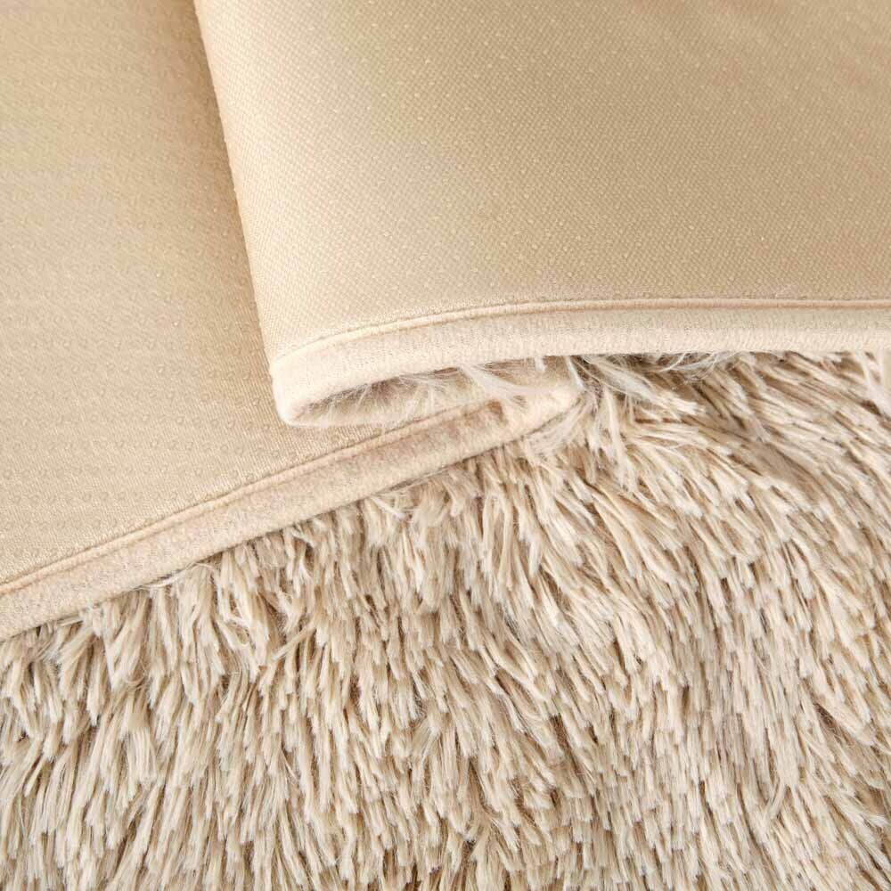 Soft Fluffy Decorative Beige Shaggy Rugs