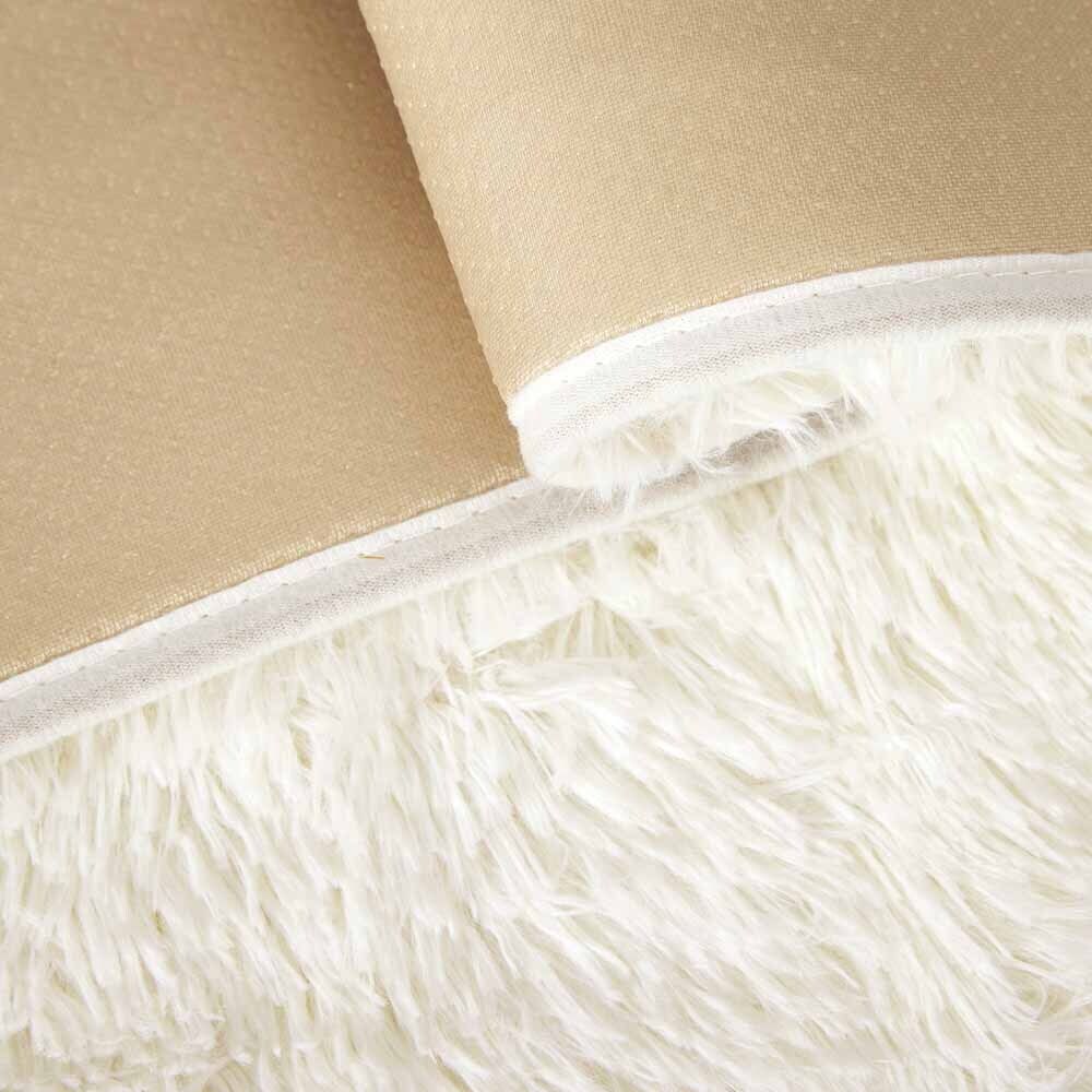 Soft Fluffy Decorative Cream Shaggy Rugs