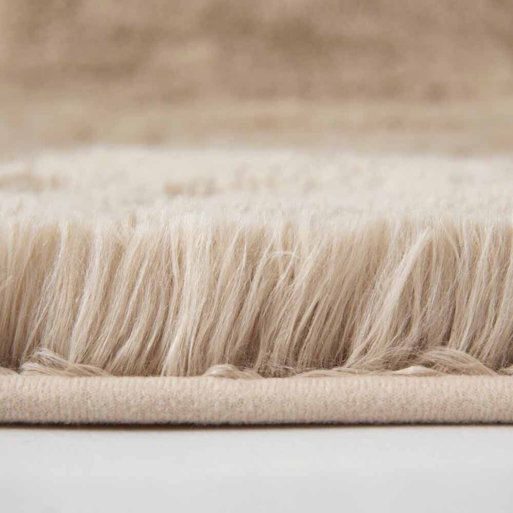 Soft Fluffy Decorative Beige Shaggy Rugs