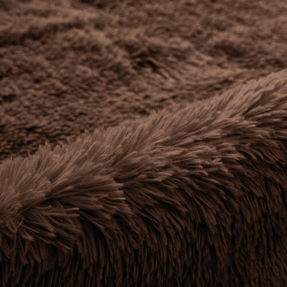 Soft Fluffy Decorative Brown Shaggy Rugs