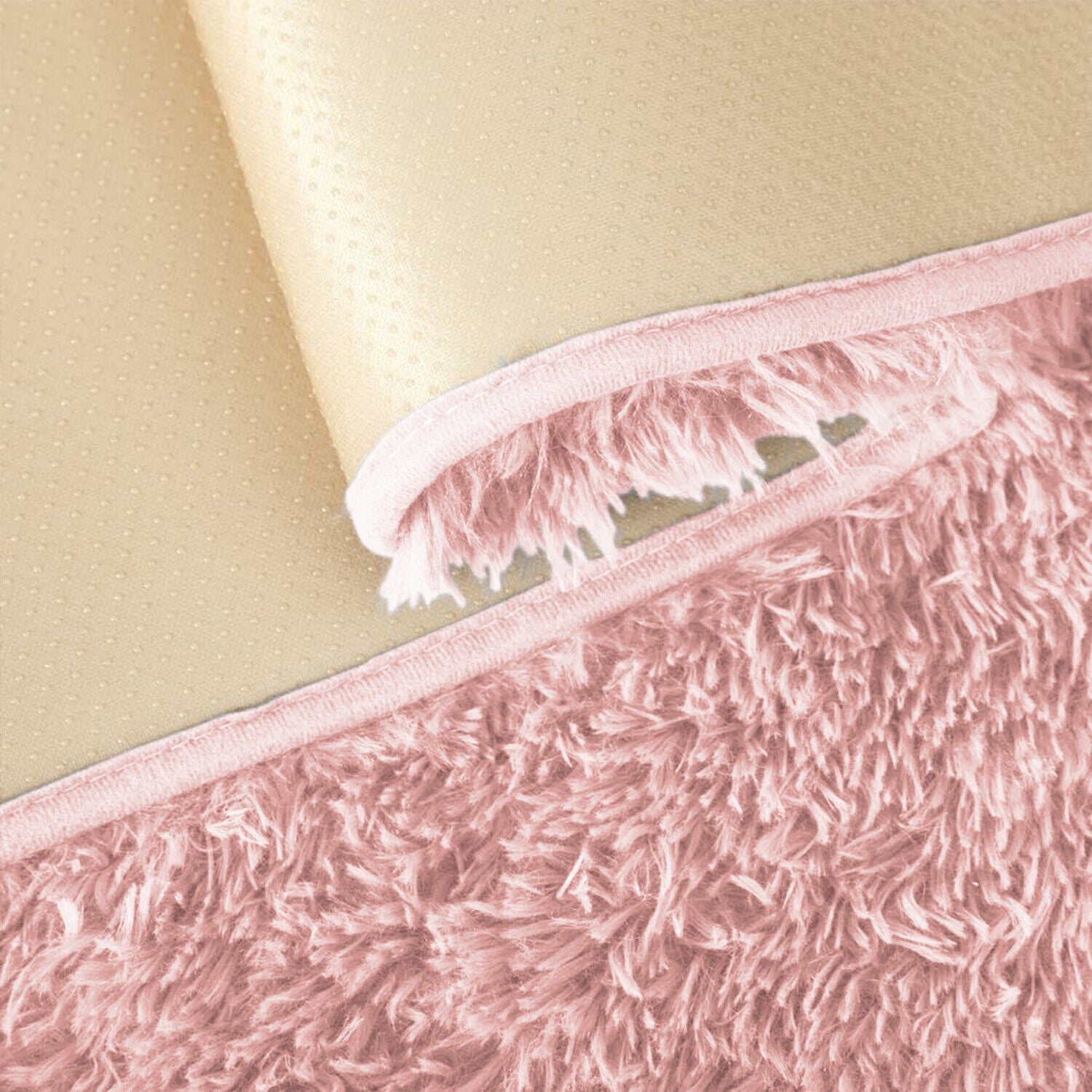 Soft Fluffy Pink Shaggy Rugs