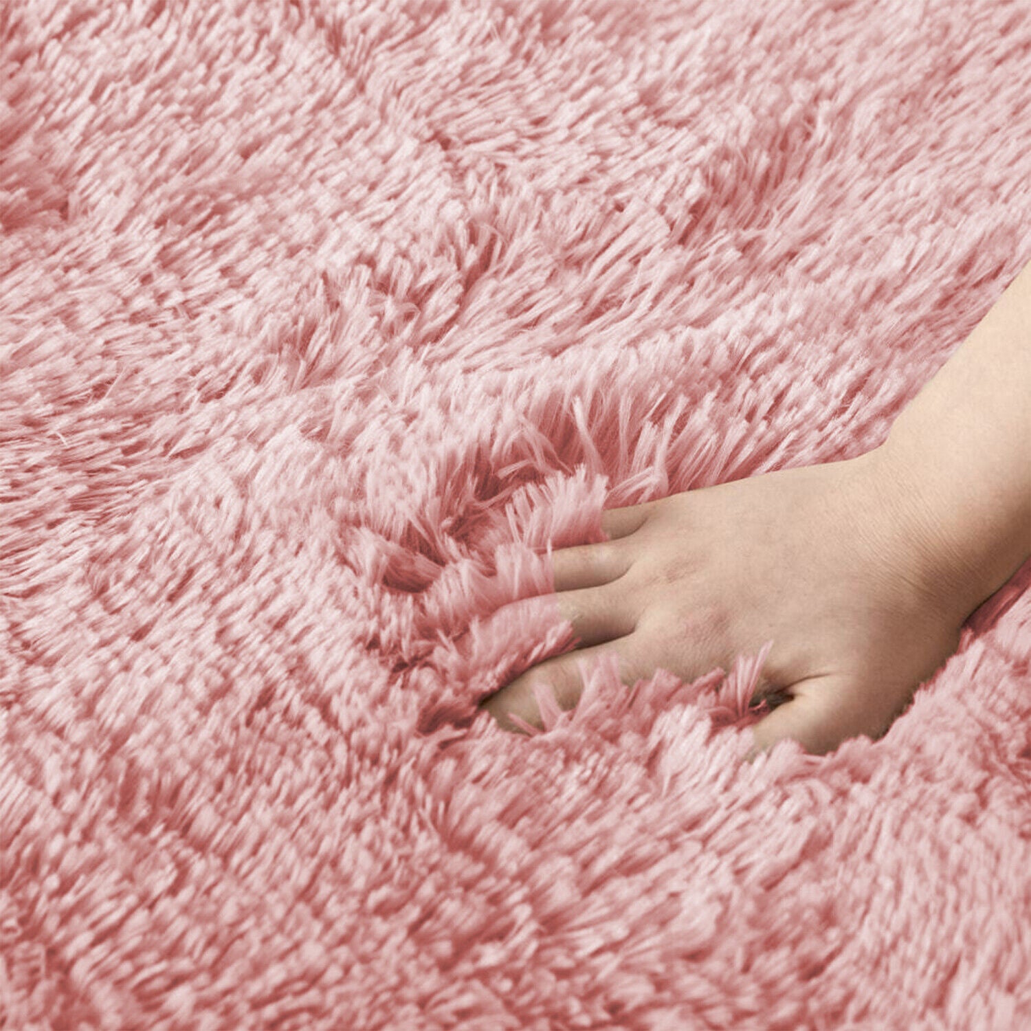 Soft Fluffy Pink Shaggy Rugs