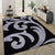 Buy Floral Area Rugs Black (Sop)