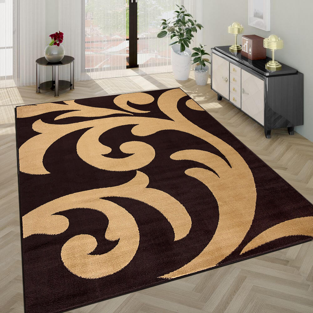 Buy Floral Area Rugs Brown (Sop)