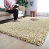 Ivory Shaggy Rugs Thick Pile (V-63)