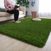 Green Shaggy Rugs Thick Pile (V-63)