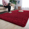 Red Shaggy Rugs Thick Pile (V-63)